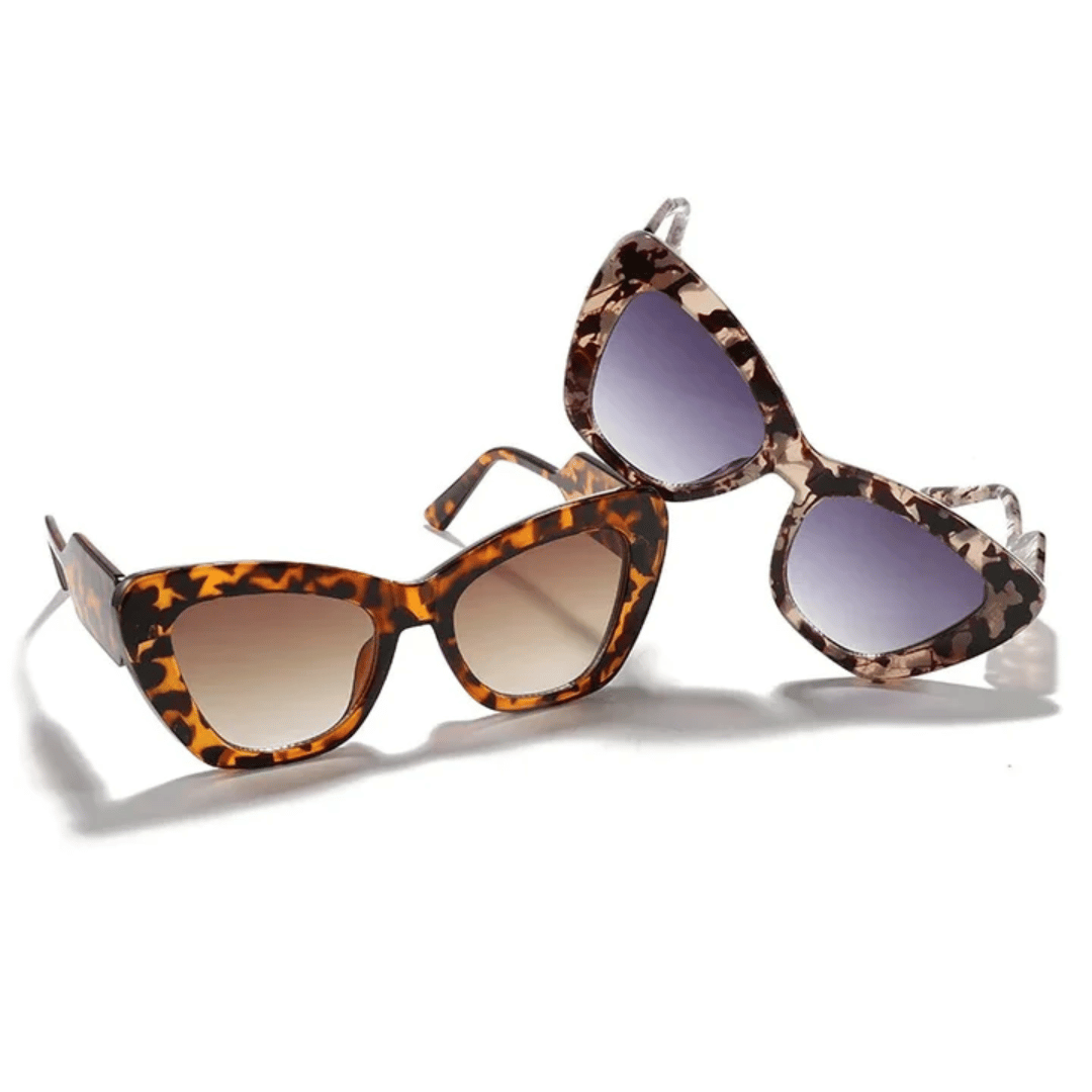 Retro Refined Cat-Eye Sunglasses