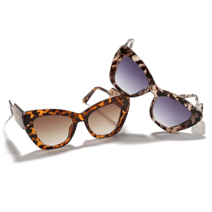 Retro Refined Cat-Eye Sunglasses