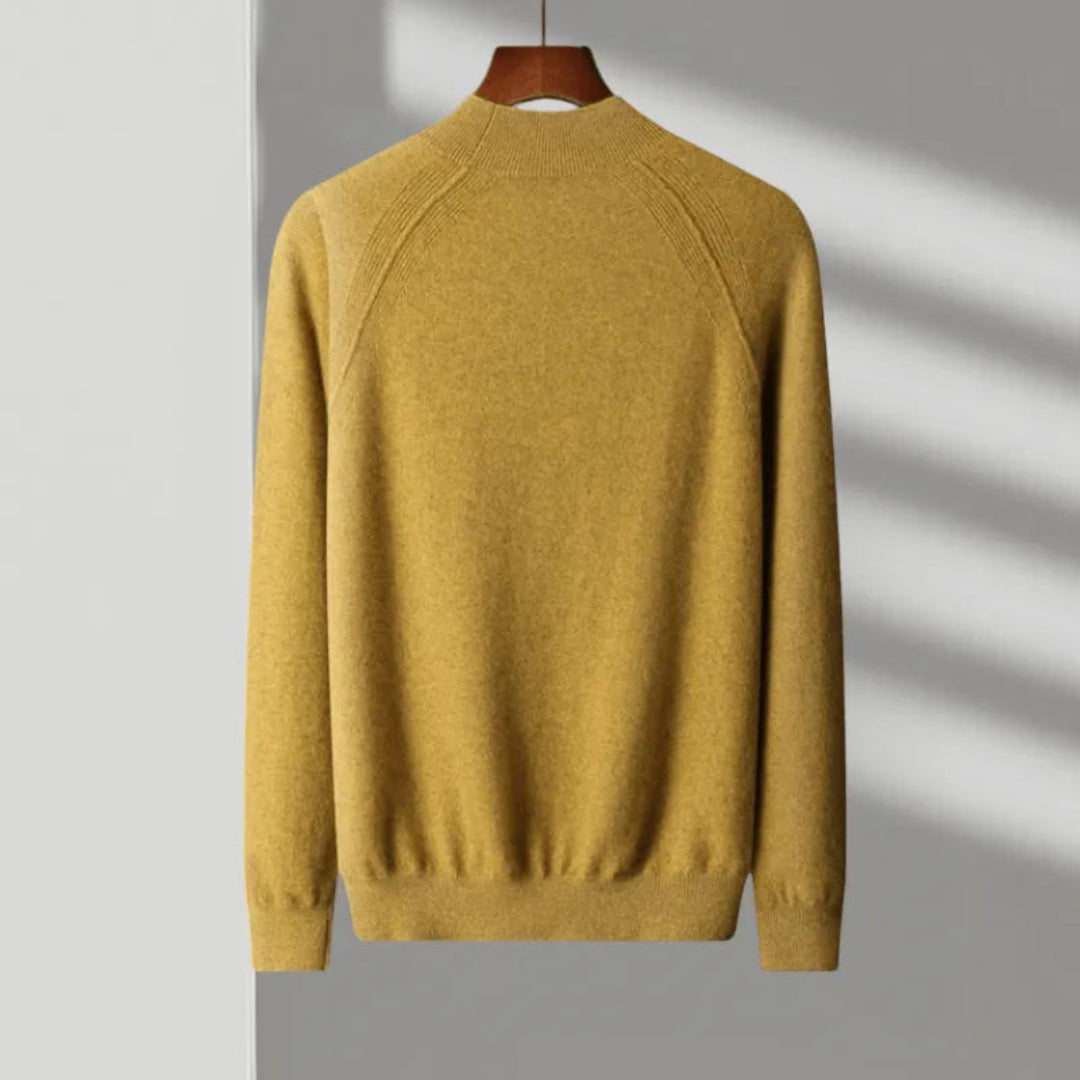 Rhys Cashmere Mock Neck Sweater Artisio