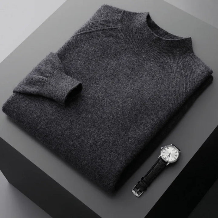 Rhys Cashmere Mock Neck Sweater Artisio