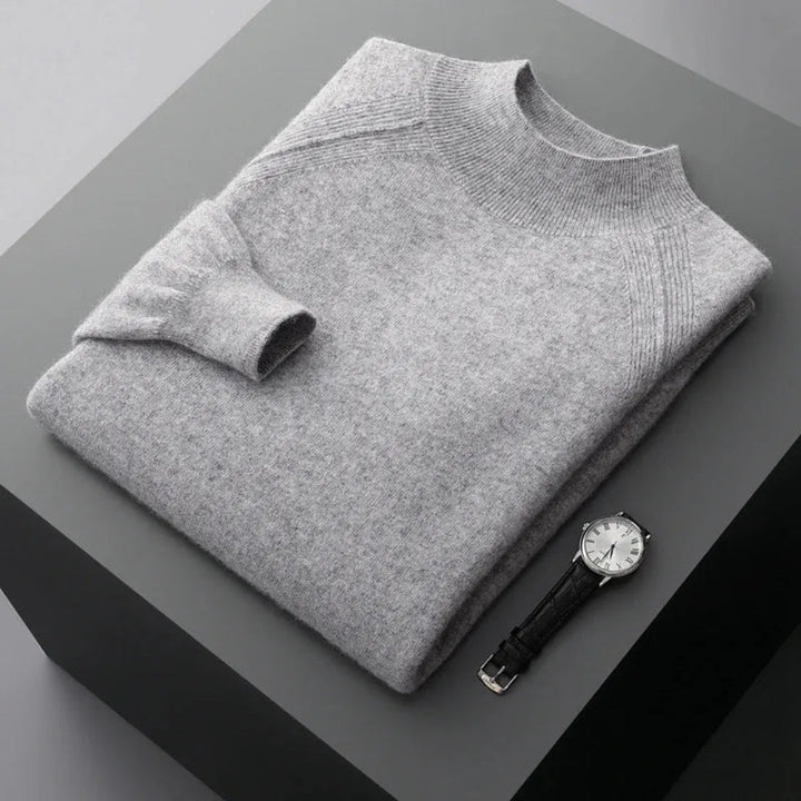 Rhys Cashmere Mock Neck Sweater Artisio