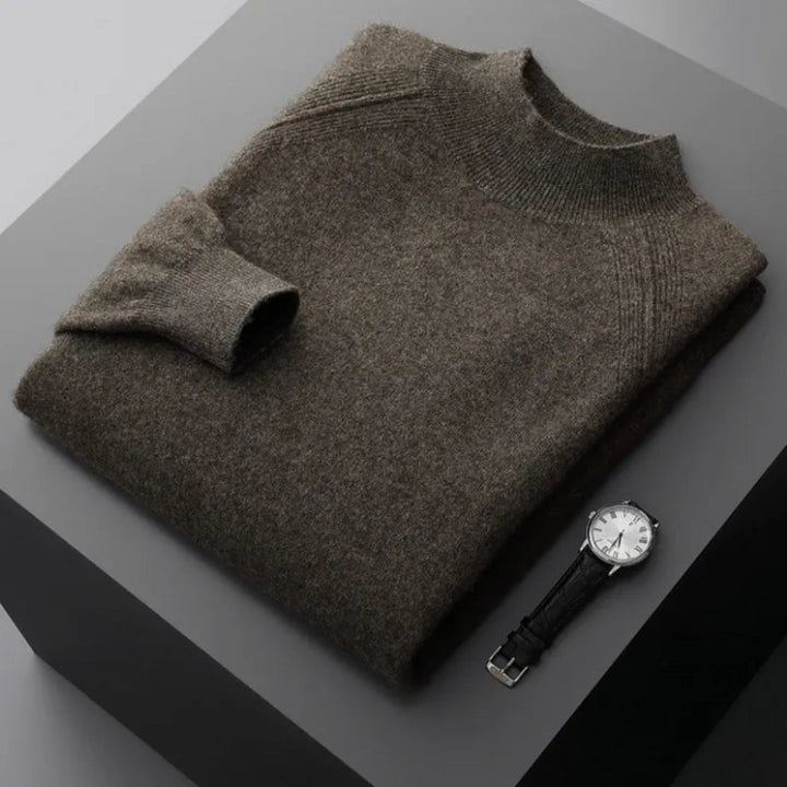 Rhys Cashmere Mock Neck Sweater Artisio