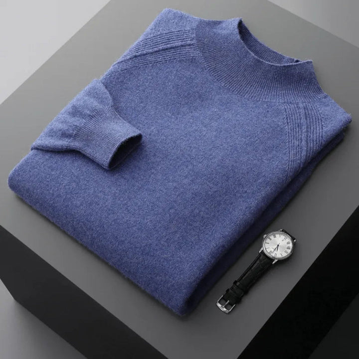 Rhys Cashmere Mock Neck Sweater Artisio