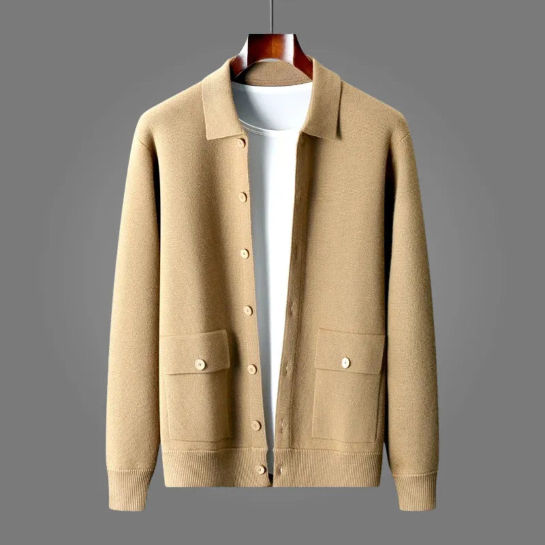 Riley Button-Up Wool Cardigan Artisio