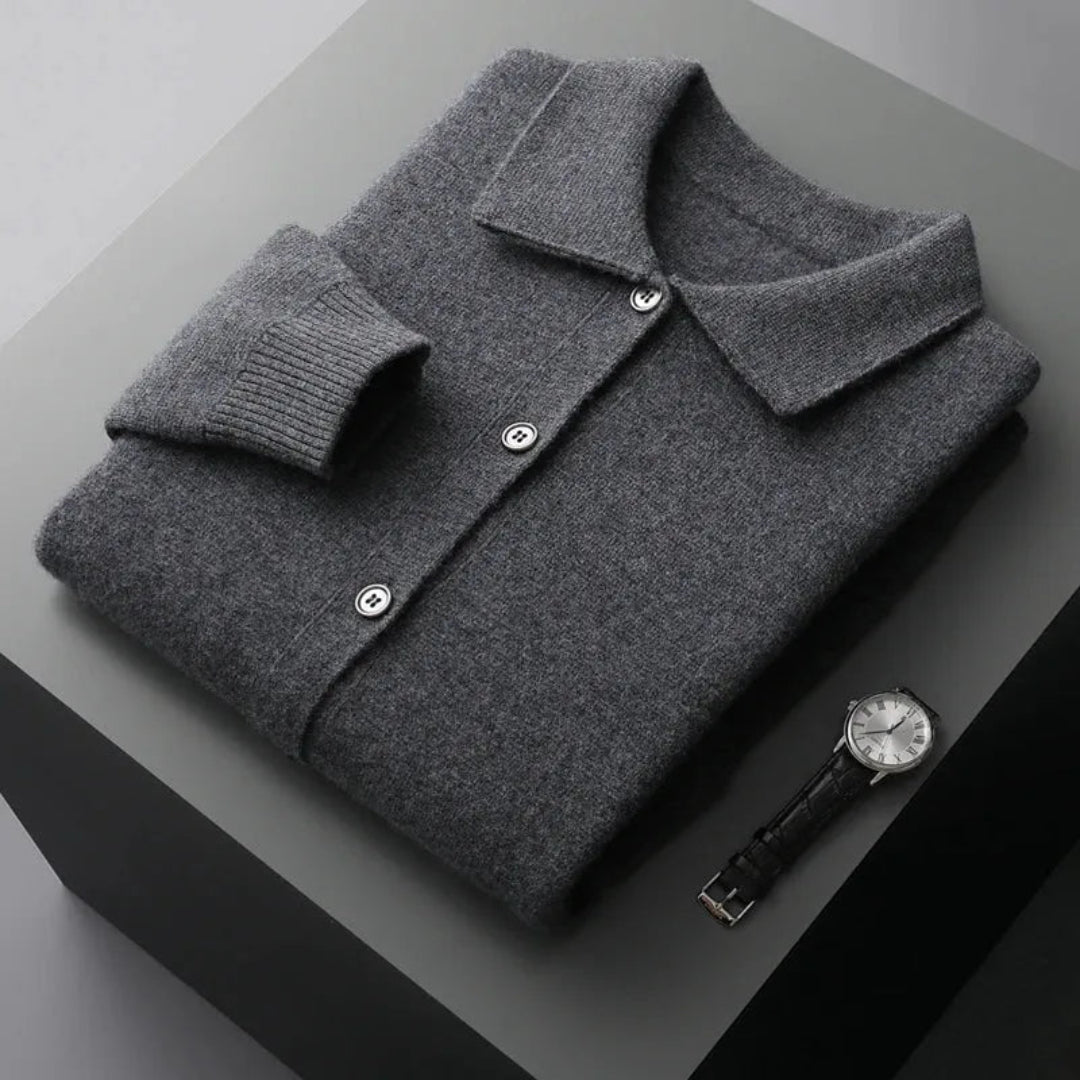 Riley Button-Up Wool Cardigan Artisio