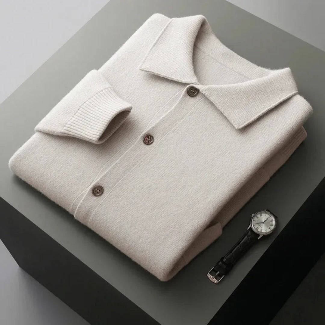 Riley Button-Up Wool Cardigan Artisio