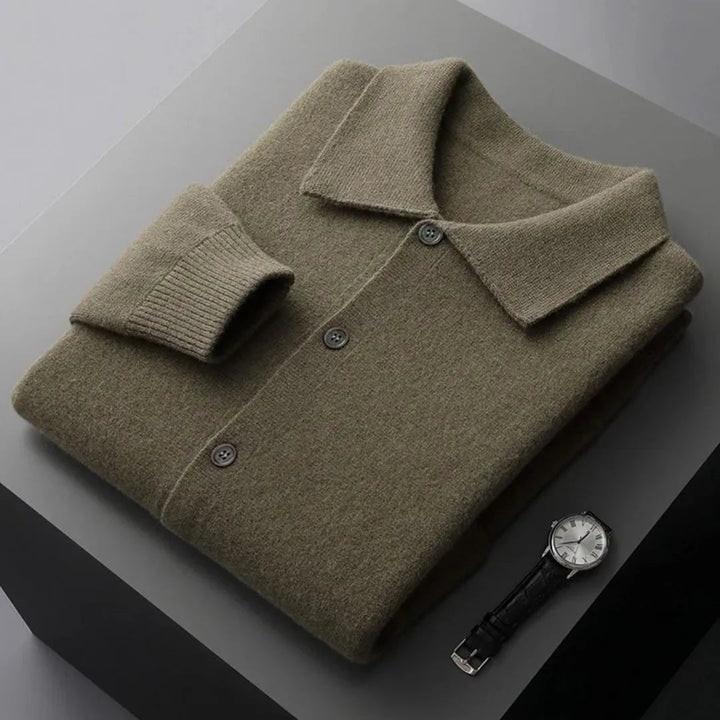 Riley Button-Up Wool Cardigan Artisio