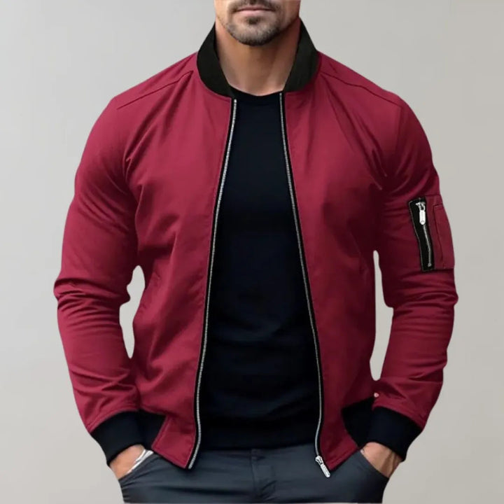 River Lightweight Full-Zip Bomber Jacket Artisio