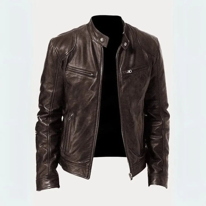 Roger Leather Moto Jacket