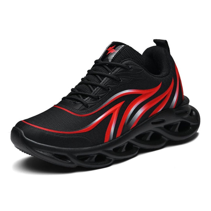 black red