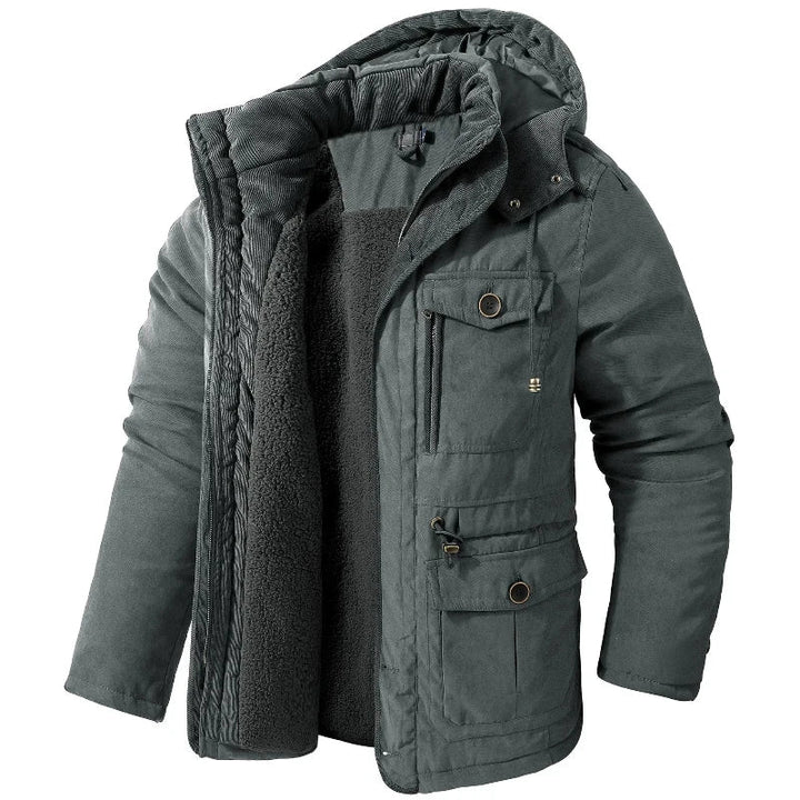 James Detachable Hooded Padded Jacket