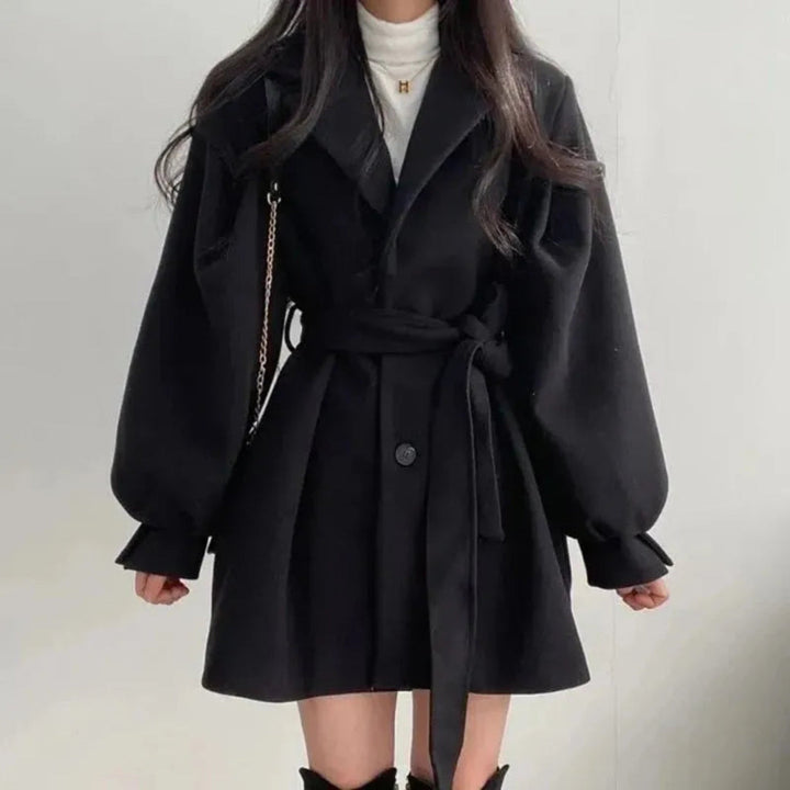 Sadie Lantern Sleeve Trench Coat Artisio