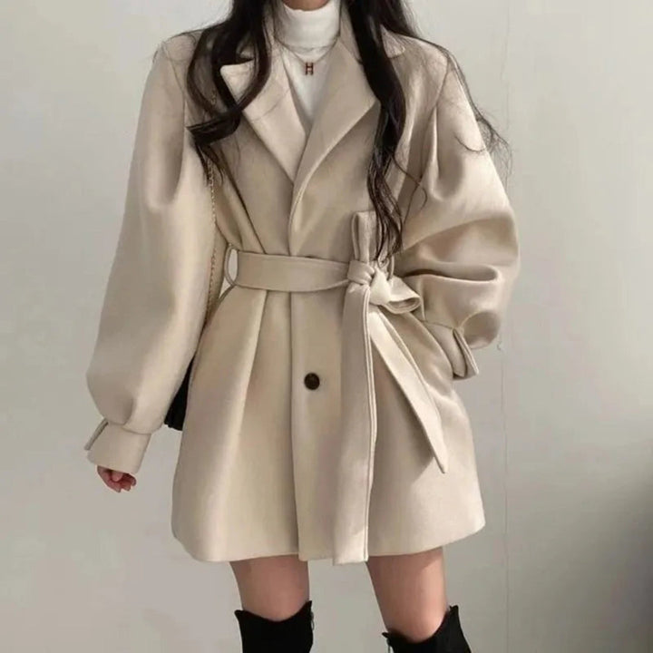 Sadie Lantern Sleeve Trench Coat Artisio