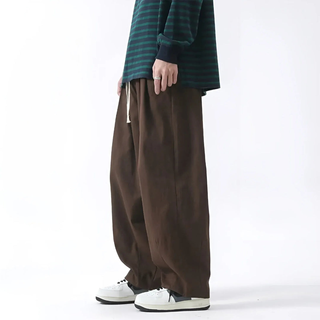 Sam Oversized Pleated Casual Pants Artisio