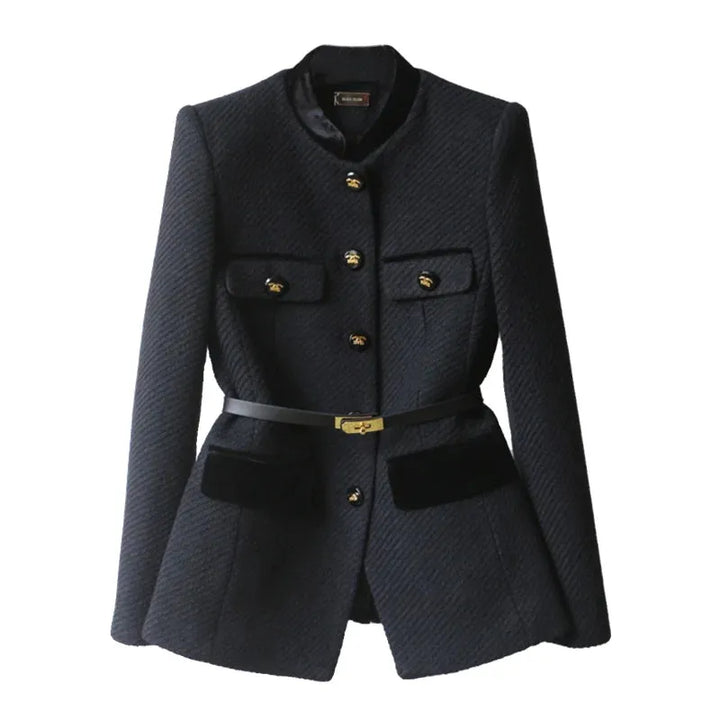 Sadie Tweed Belted Blazer