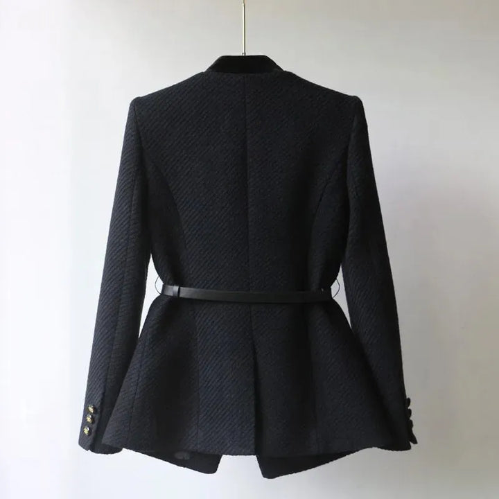 Sadie Tweed Belted Blazer