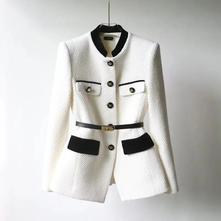 Sadie Tweed Belted Blazer
