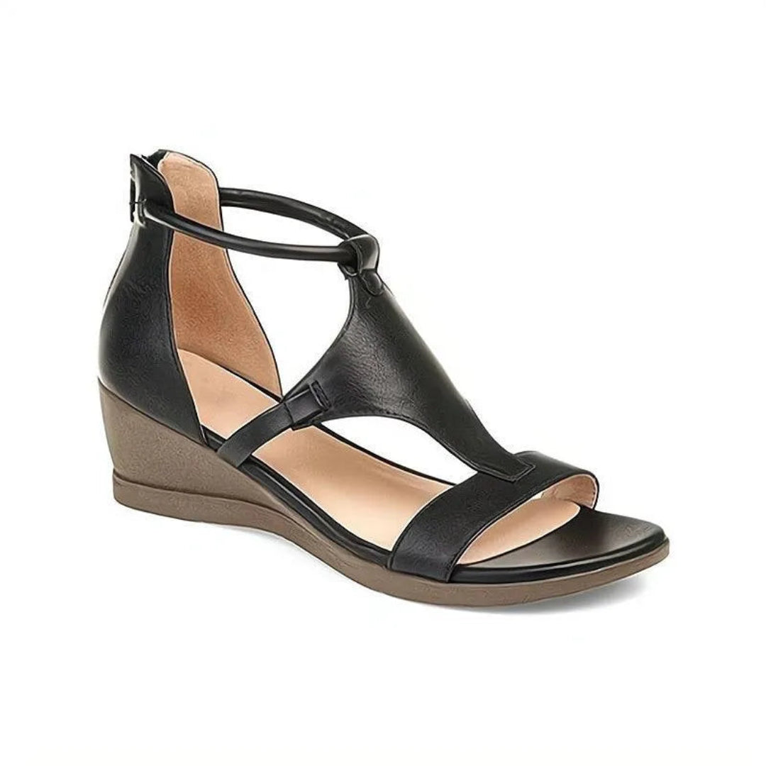 Serena Orthopedic Ankle Strap Wedge Sandals
