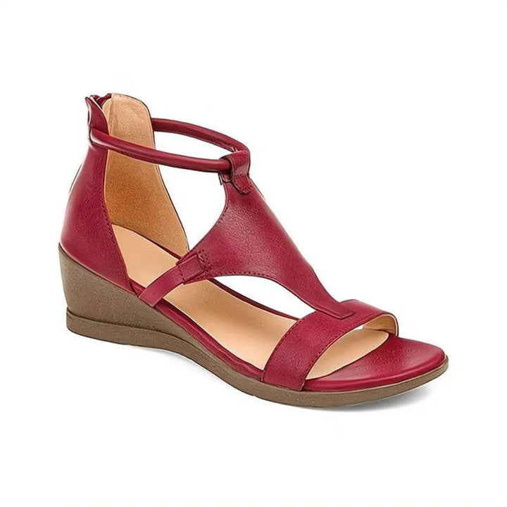 Serena Orthopedic Ankle Strap Wedge Sandals
