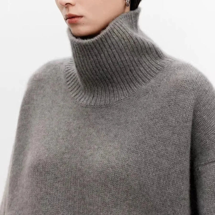 Serenity Cashmere High-Neck Sweater