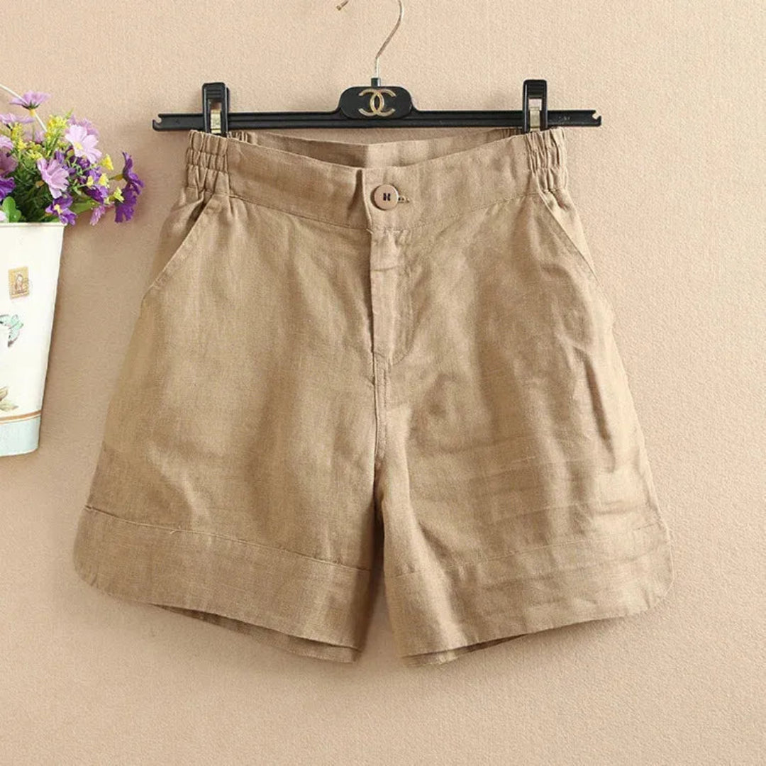 Sienna Breathable Linen Shorts Artisio