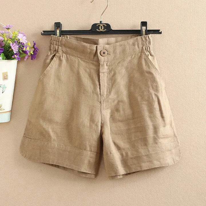 Sienna Breathable Linen Shorts Artisio