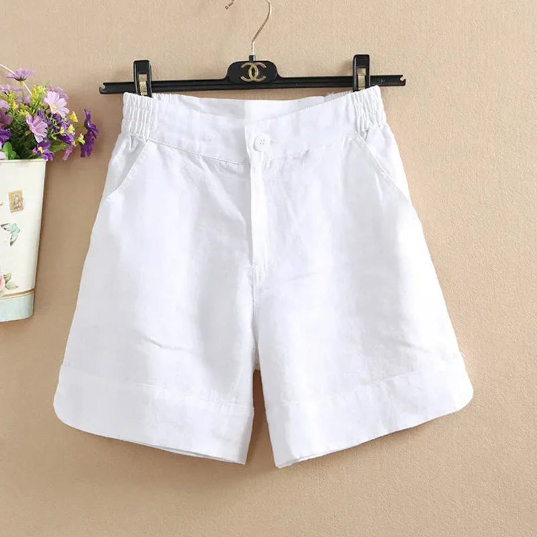 Sienna Breathable Linen Shorts Artisio