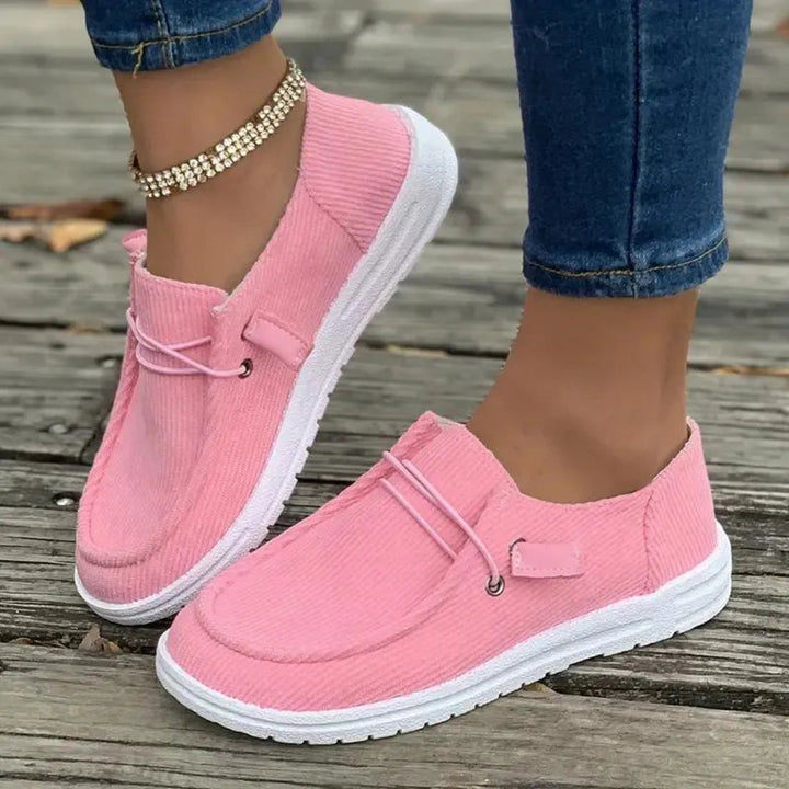 Sienna Ribbed Slip-On Casual Shoes Artisio