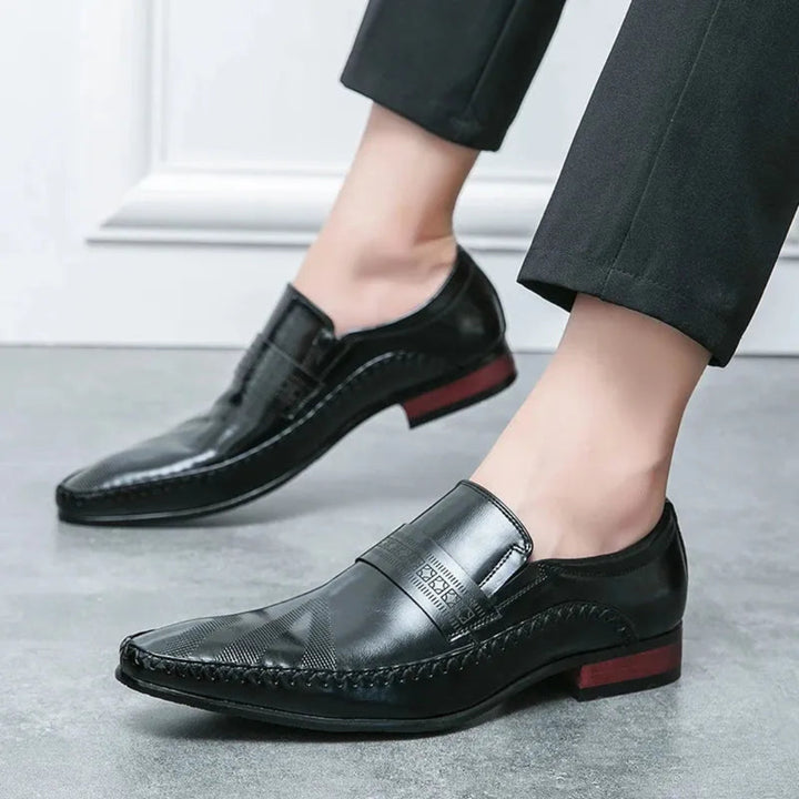 Silvano Slip-On Leather Dress Shoes