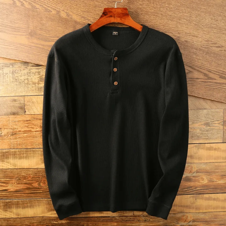Simmons Heritage Cotton Henley Shirt