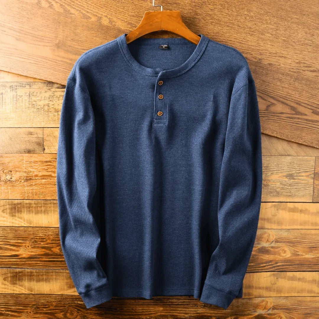 Simmons Heritage Cotton Henley Shirt