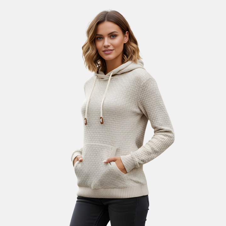 Sophia Classic Textured Hoodie Artisio