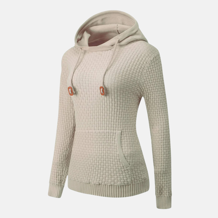 Sophia Classic Textured Hoodie Artisio
