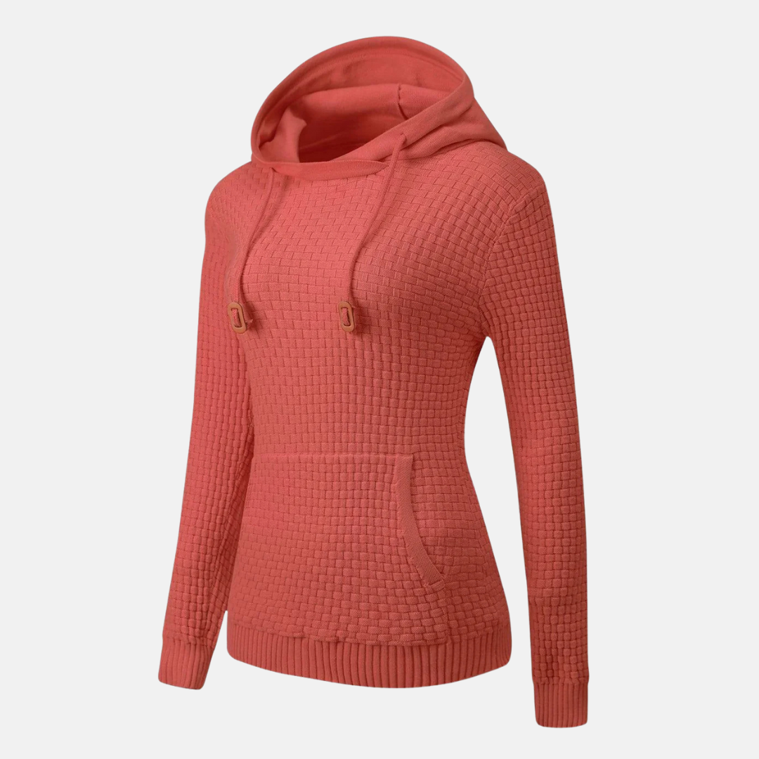 Sophia Classic Textured Hoodie Artisio