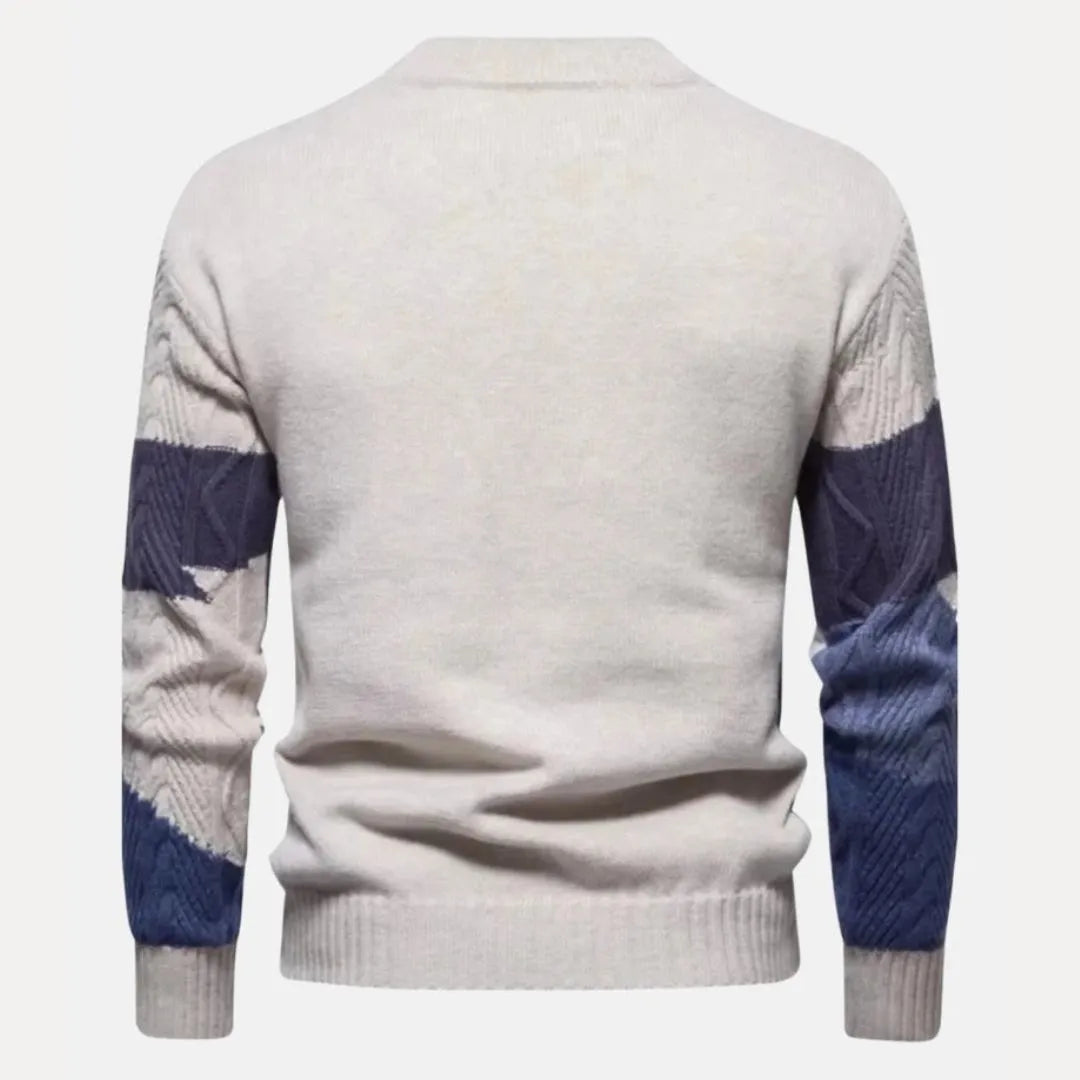 Spencer Gradient Cable-Knit Sweater Artisio