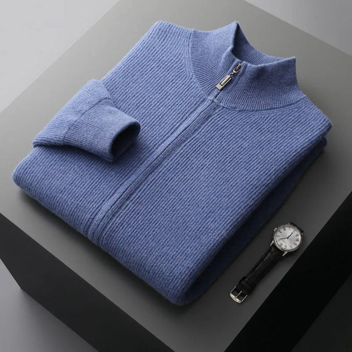 Spencer Merino Full-Zip Sweater Artisio