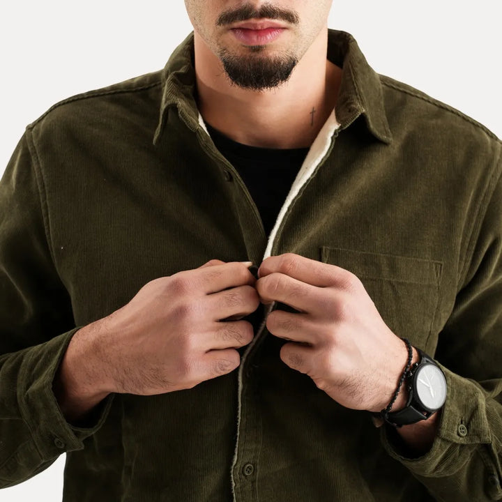 Stéphane Parker Corduroy Long Sleeve Shirt