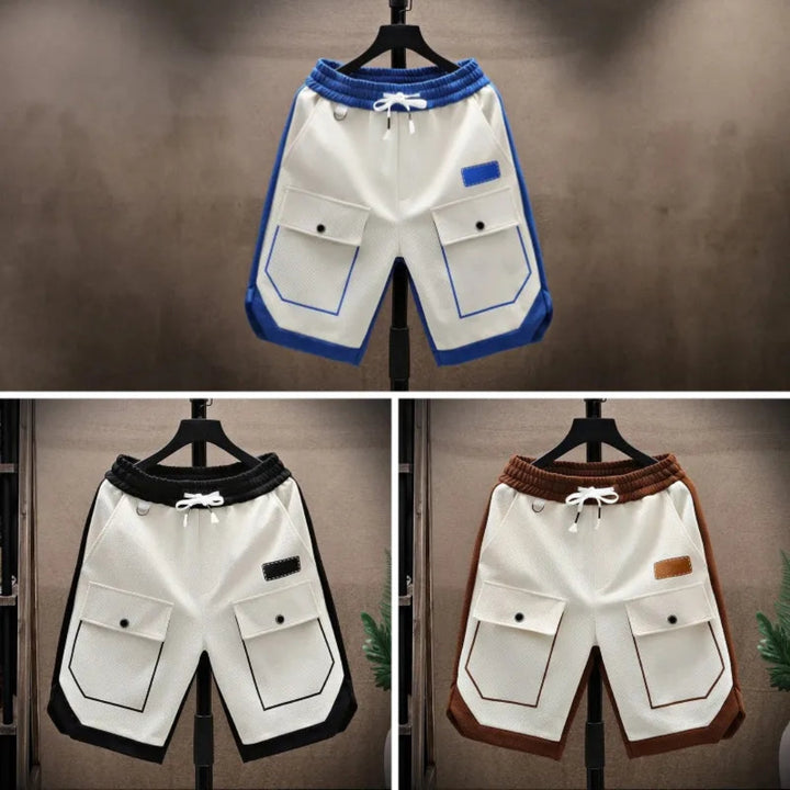 Theo Contrast-Trim Shorts