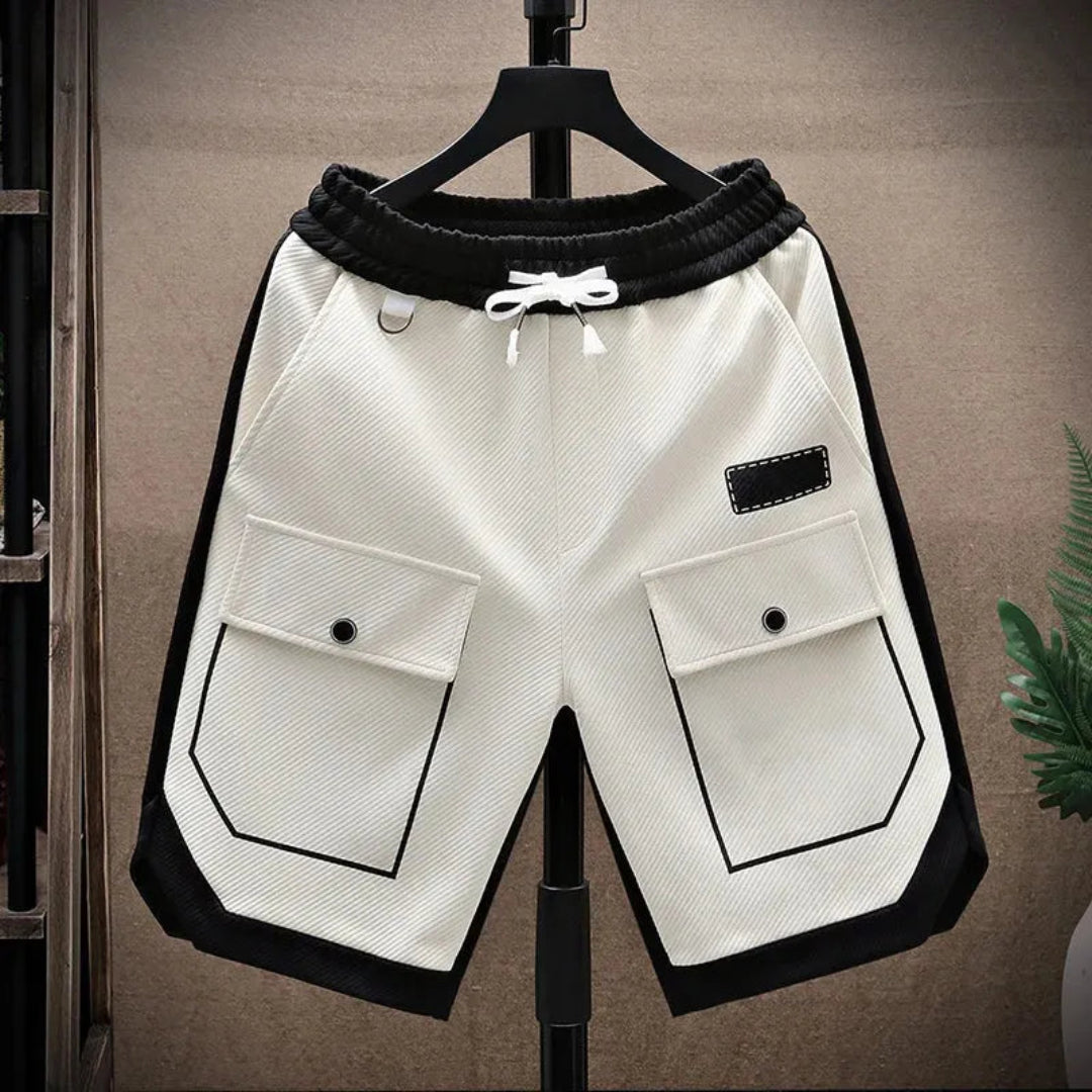 Theo Contrast-Trim Shorts