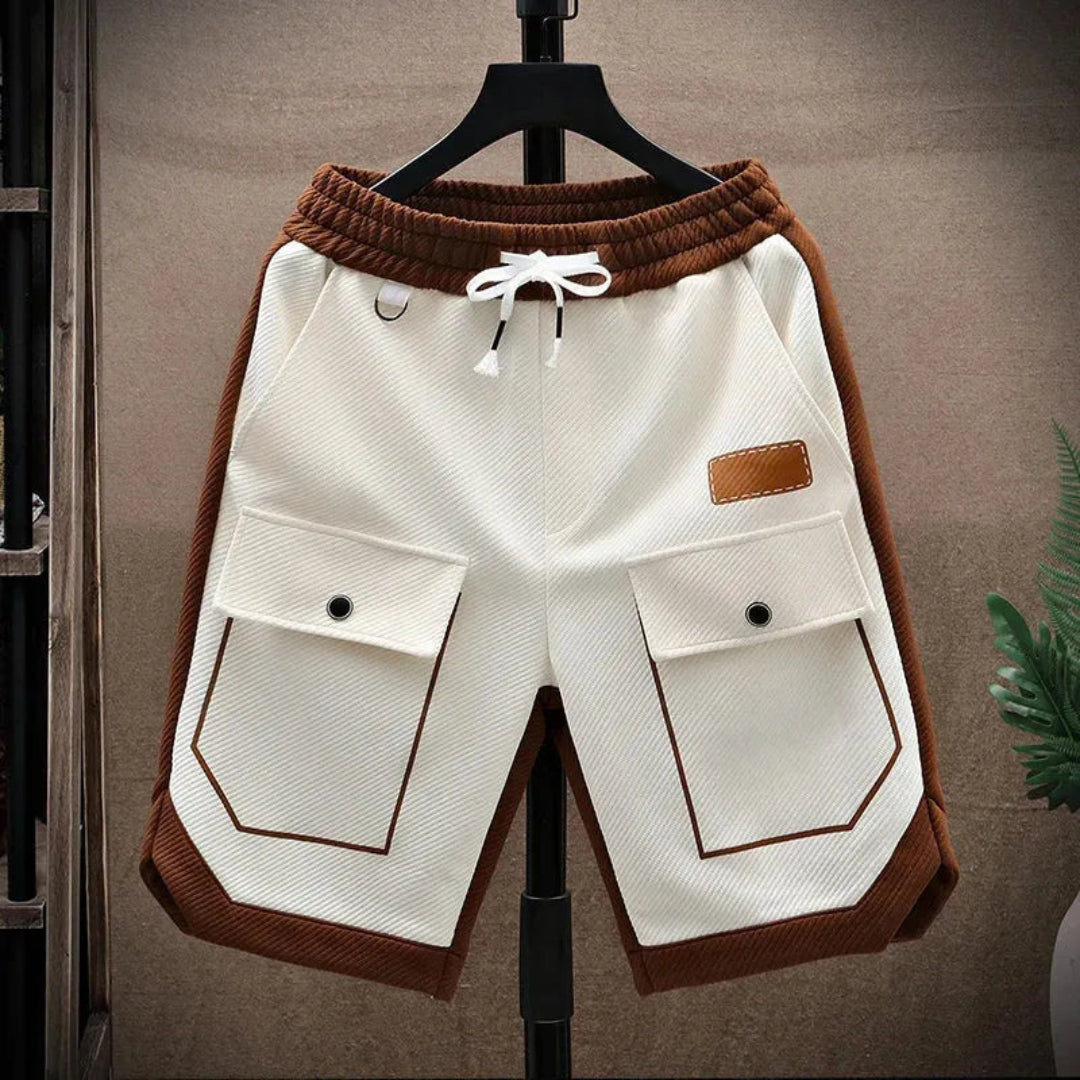 Theo Contrast-Trim Shorts