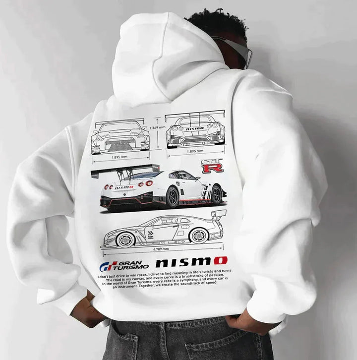 Travis Oversized Graphic Hoodie Artisio