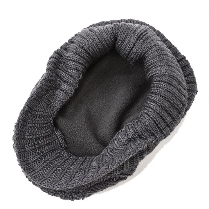 Unisex Fleece-Lined Knit Beanie Artisio
