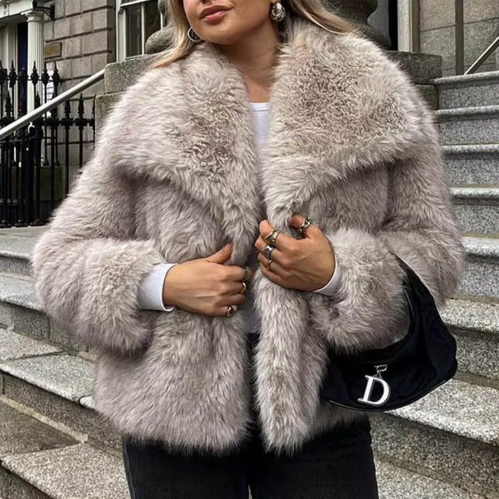 Margaux Glam Faux Fur Jacket