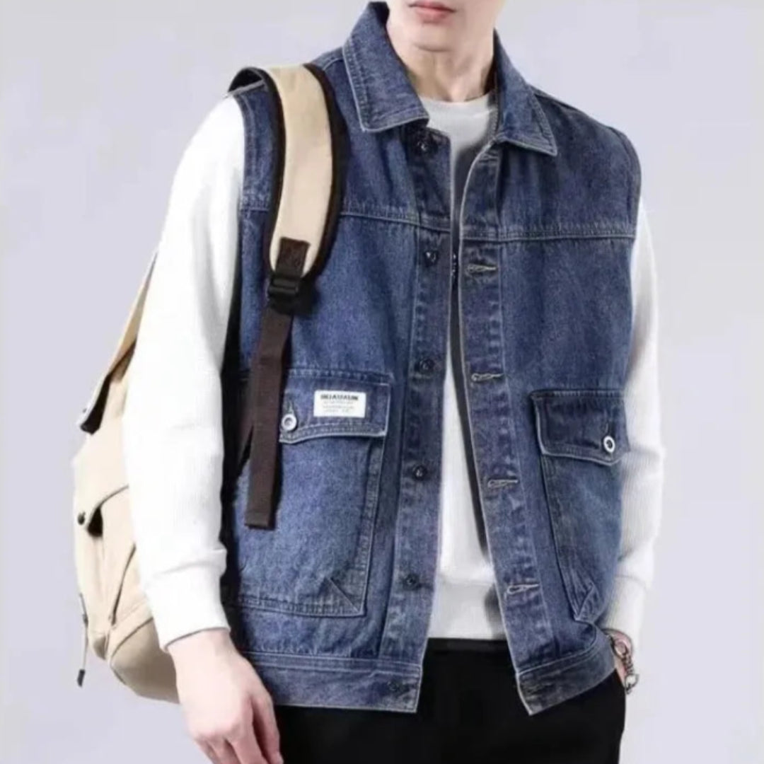 Van Classic Denim Vest Artisio