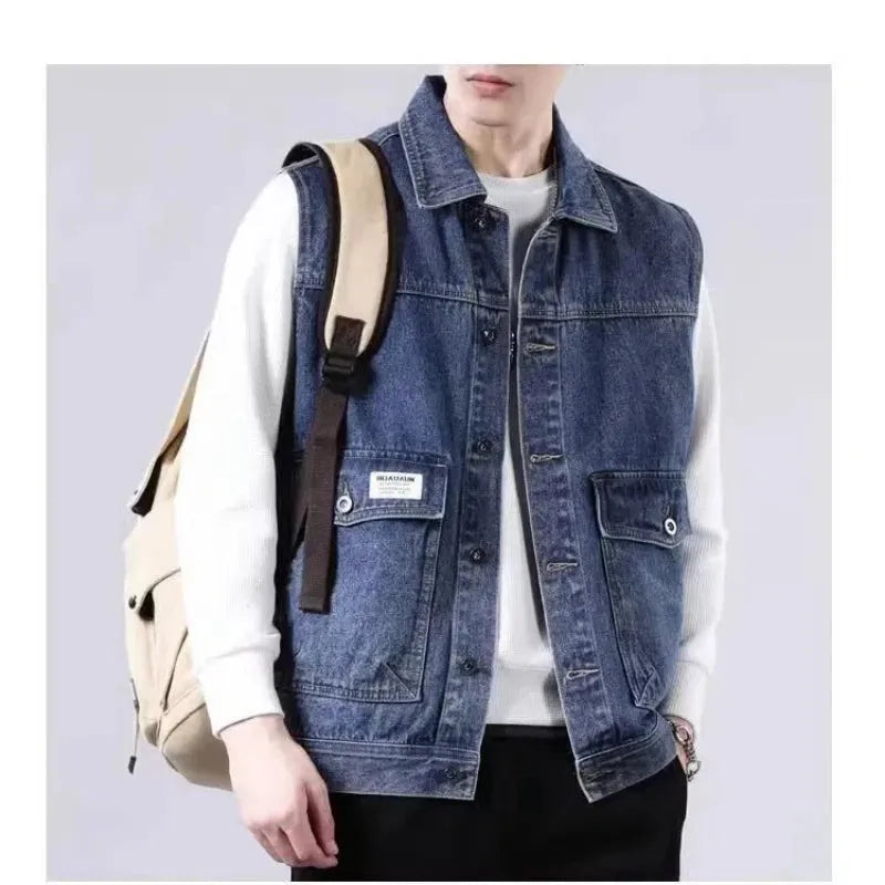Van Classic Denim Vest Artisio