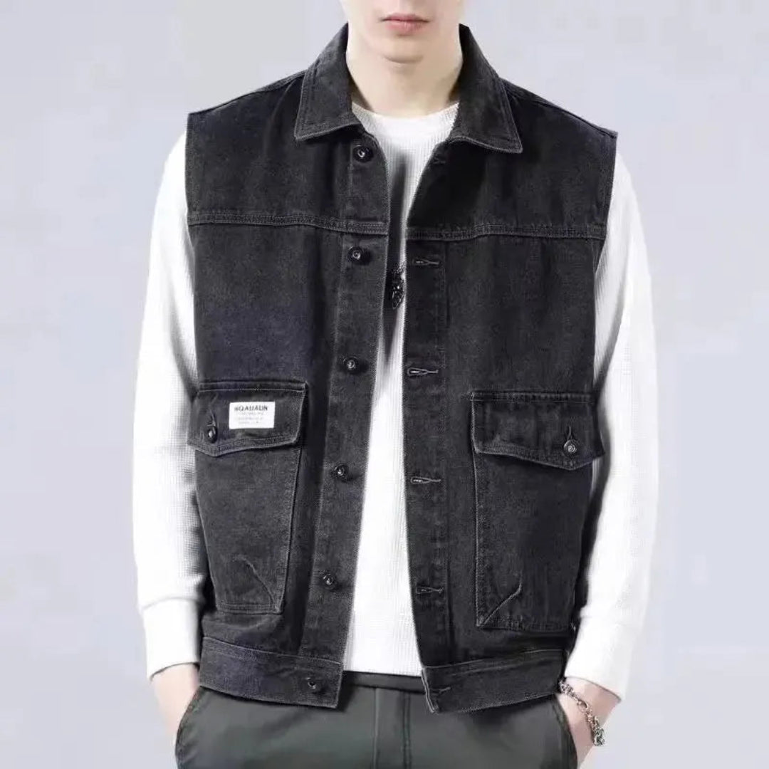 Van Classic Denim Vest Artisio