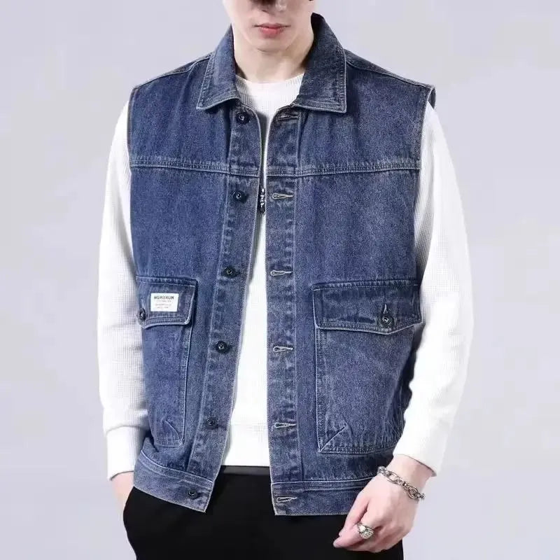 Van Classic Denim Vest Artisio