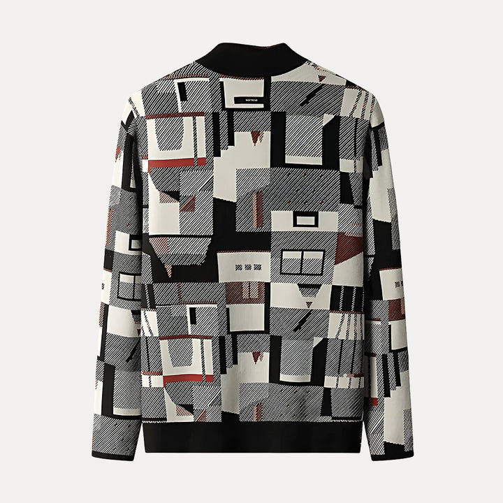 Varese Patchwork Knit Cardigan