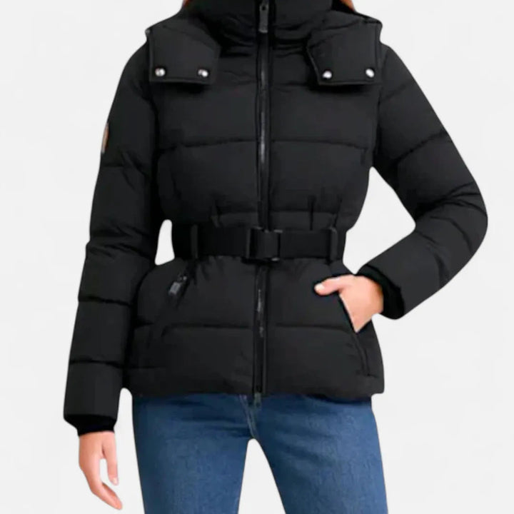 Women’s Belted Puffer Jacket Artisio
