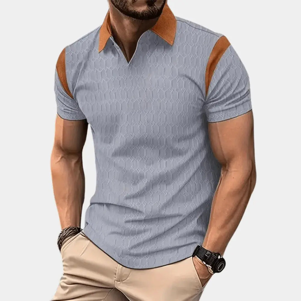 Vilis Contrast Collar Polo Shirt Artisio